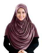 Modest Women's Fleeted Stylish Feel Good Fabric FAEEZAH Hijab Coffee