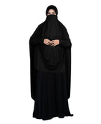 Mehar Hijabs Safia Face Mask Long Hijab for Women – Full Coverage Khimar with In