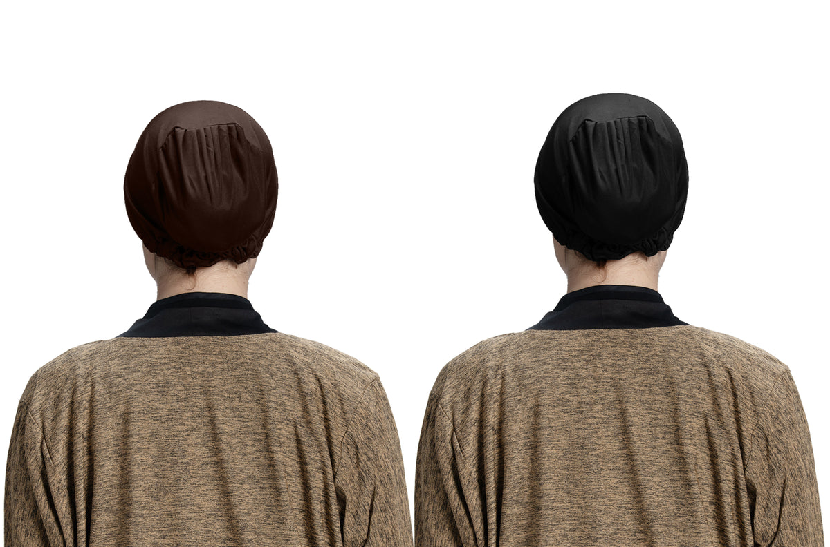 Mehar Hijab Women's Hair Bonnet SD Cap (set of 2)