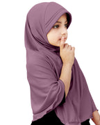 Mehar Hijab's Girl's Plain Long Hijab feel good Little Ma-ale Hijab