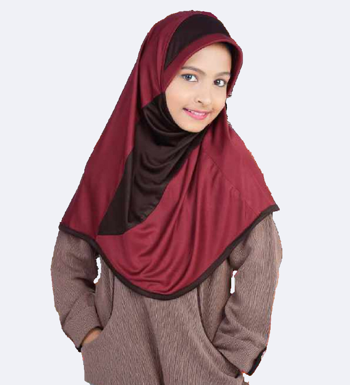 Stylish Little Ruksan Hijab stylish dual color combinations