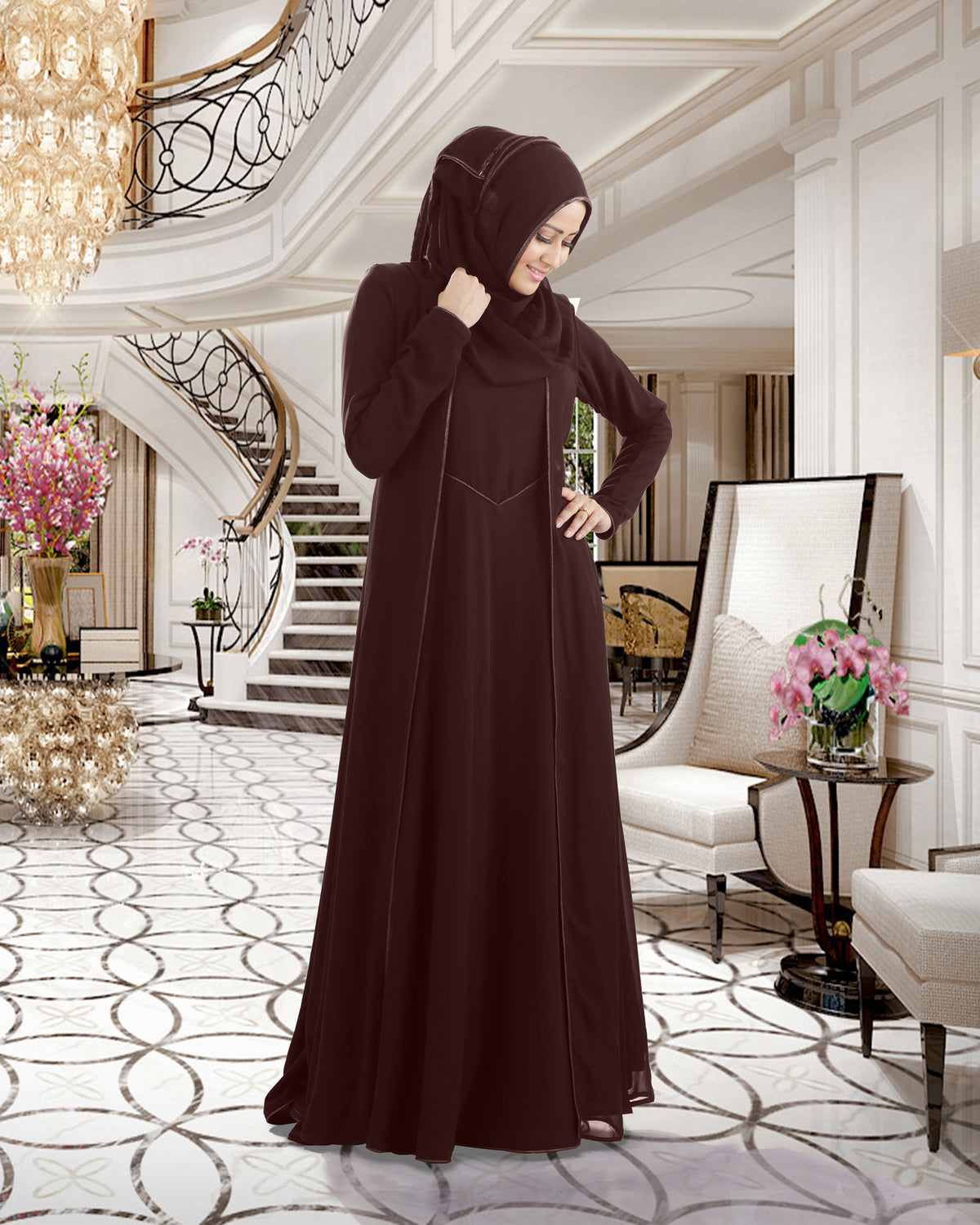 Mehar Hijab Modestly Stylish Look Classy and elegant Marium Premium Abay