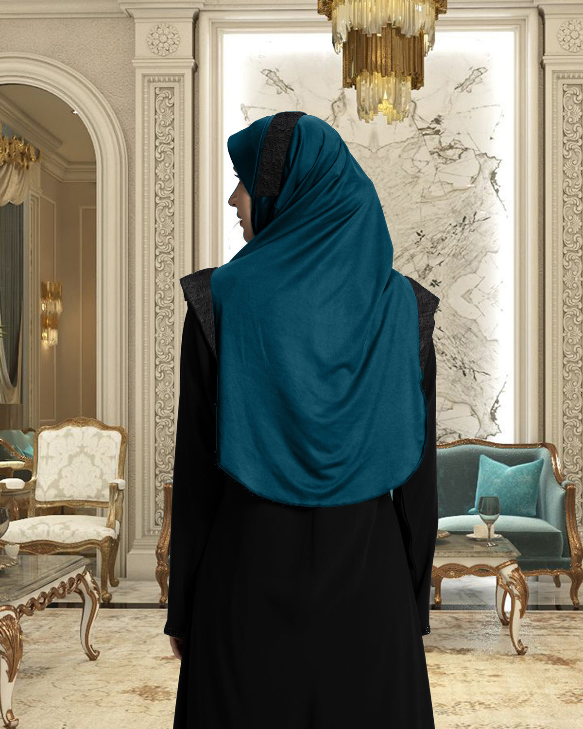 Mehar Hijab's Modest Women's Designed Stylish Cut Naaz Hijab