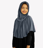 Stylish Little Fadyaa Hijab Frill Type With Stones.