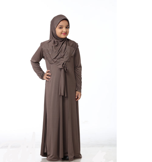 Mehar Little Girl's Little DayLine Abaya