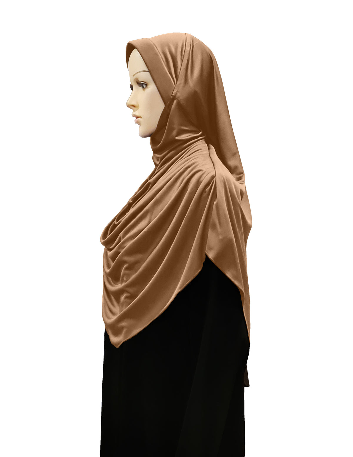 Modest Women's Fleeted Stylish Feel Good Fabric FAEEZAH Hijab Gold