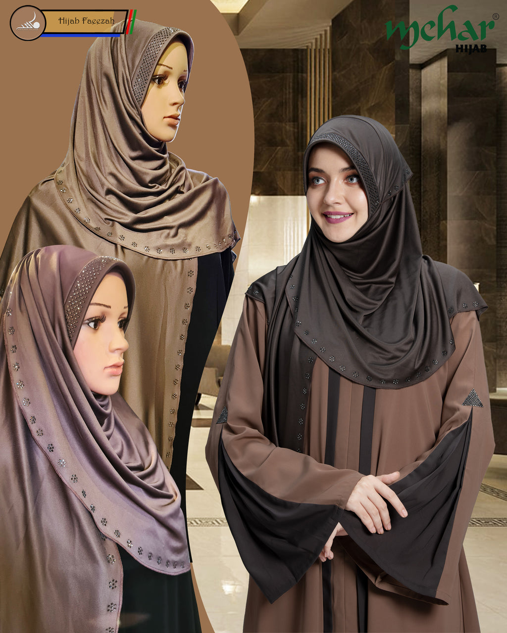 Mehar hijabs Modest Tarana Wrap Hijab