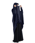 Mehar Hijabs Safia Face Mask Long Hijab for Women – Full Coverage Khimar