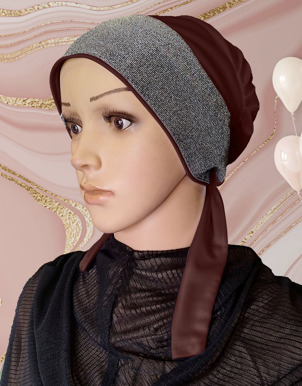 Women's Twinkle Tea caps a glittering pattern
