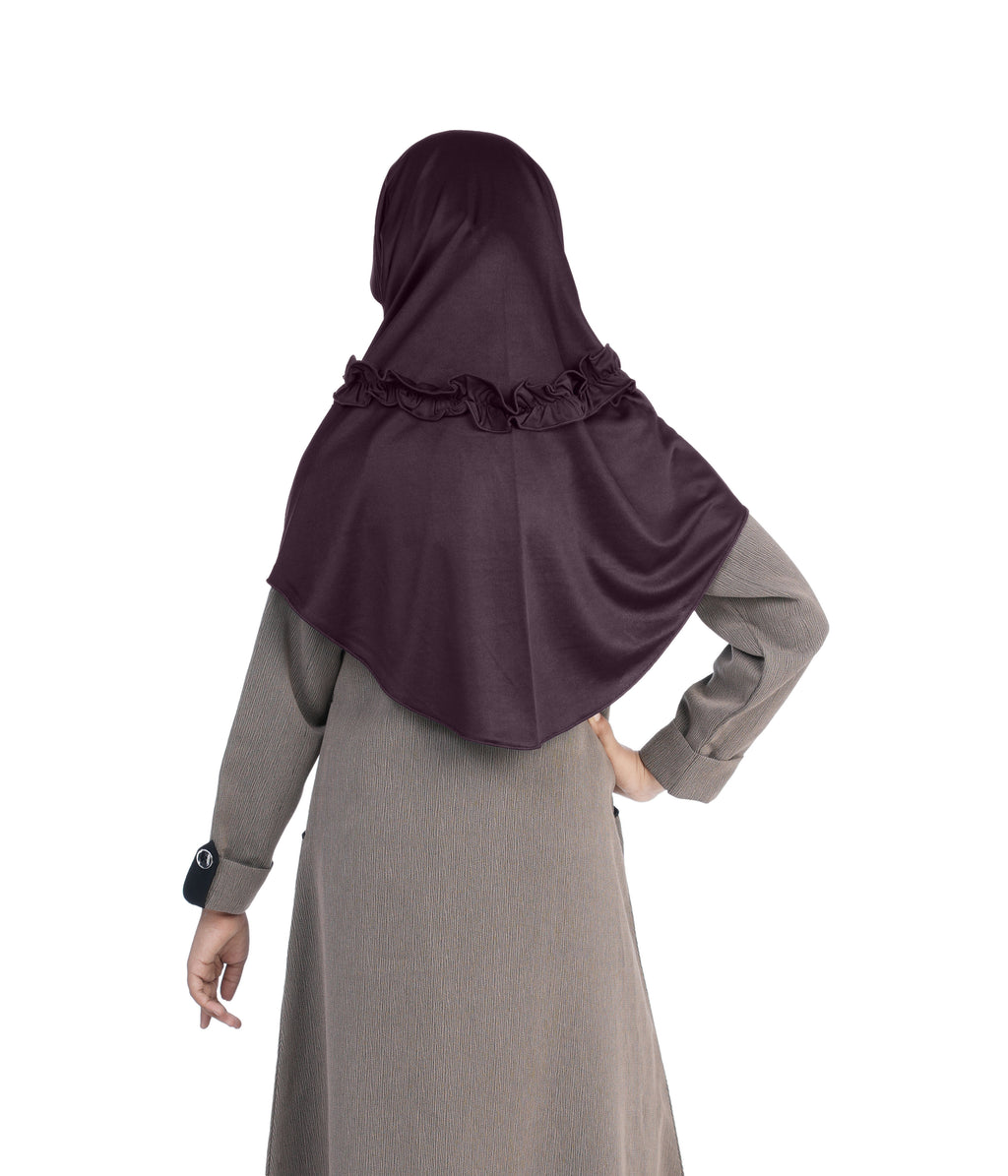 Mehar Little Nidha Hijab for Girls – Embellished with Embroidery & amp S