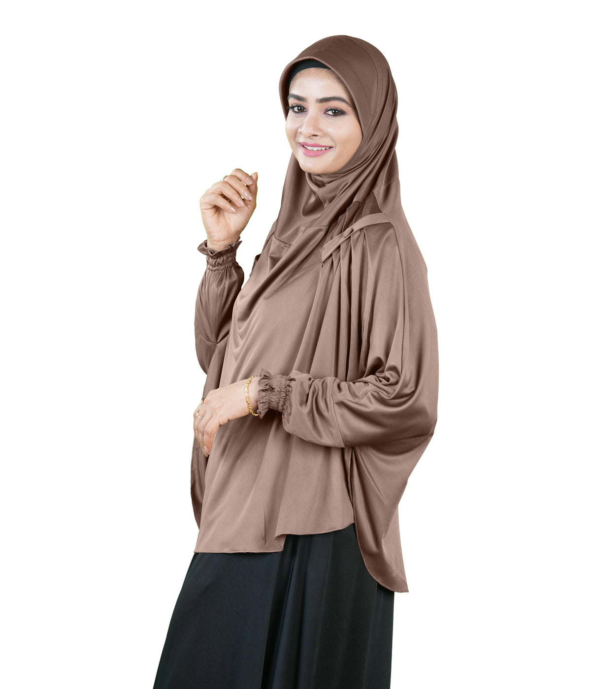 Mehar Hijabs Modest Elegant Saima Farasha type Hijab – One-Piece