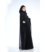Mehar Premium Stylish Zada Abaya Full Set(3 pice)