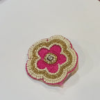 4 Pcs Hijab Pins flower shaped Buttons, Strong Hijab Pins for Women Brooches