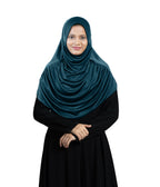 Mehar Faeezah DD Hijab – Dual-Drape Two-Tone Layered Hijab for Modest
