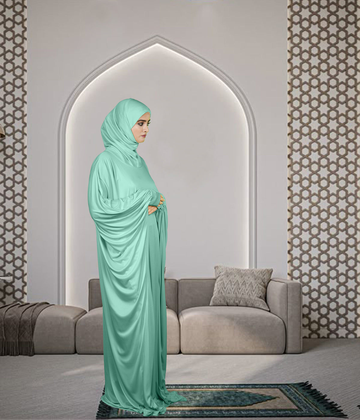 Mehar Zunaira Namaz Prayer Dress for Women | Full Coverage Islamic Jilbab