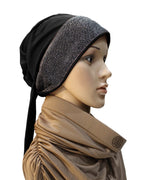 Mehar Hijab`s Women's Stylish Ponytail Headwrap Glitter Twinkle T Cap