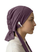 Dr. Ayesha Volume Tail Cap,Stretch Hijab with Stethoscope Ear Hole.Breat