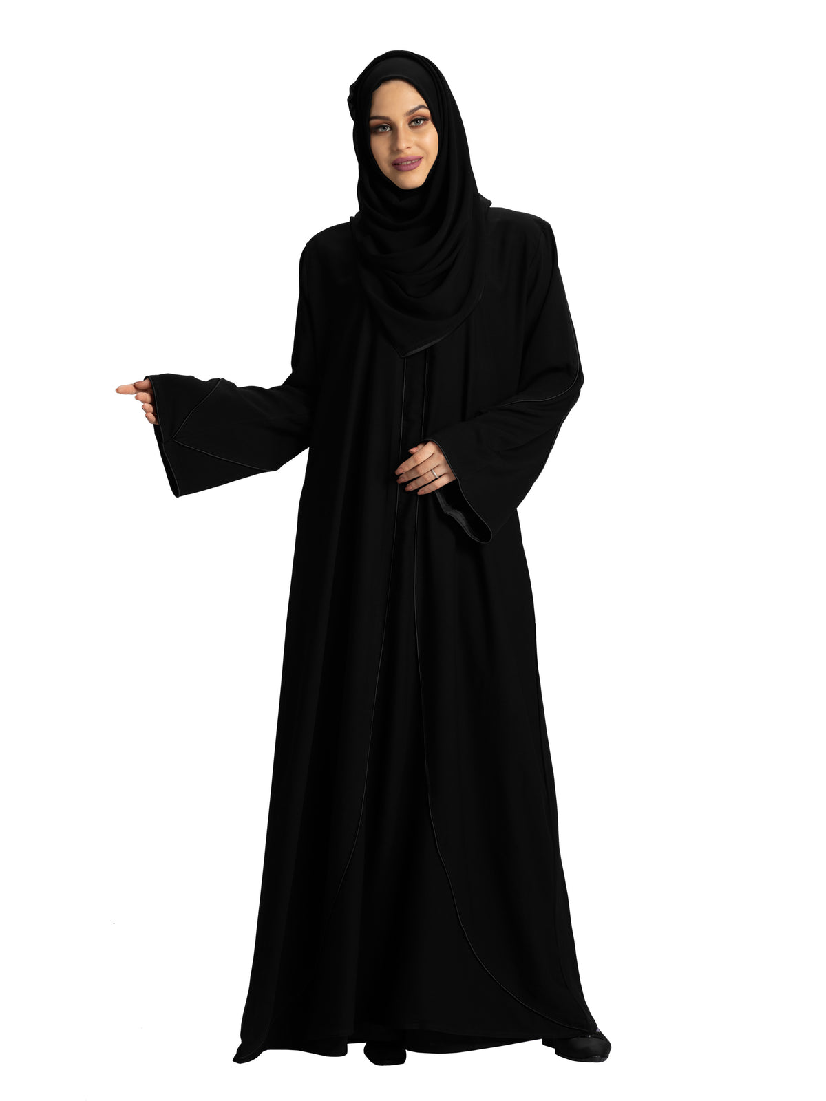 Mehar Women's Stylish Designer Aain Abaya