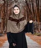 Mehar Shakira Elegant Dual-Tone Knot Hijab