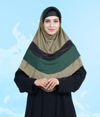 Mehar Hijab's Modest Women's Stylish Designs Layered Elegance Dilsha Color Blend