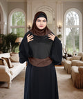 Mehar Dual-Tone Layered Elegance-Coverage-Comfort Razia Hijab