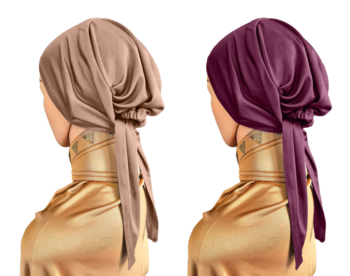 Women's Stylish Malka tale caps (set of 2)