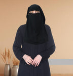 Mehar Hijabs Modest Elegant Nadira Doual Pleated Niqab