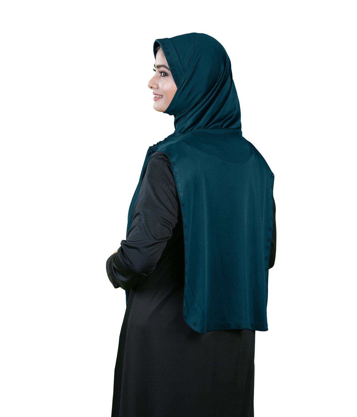 Modest Fashion by Mehar Laila Two-Piece Frilled Hijab Set