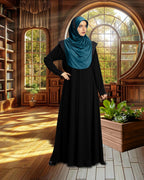 Mehar Hijab's Modest Women's Designed Stylish Cut Naaz Hijab