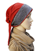 Mehar Hijab`s Women's Stylish Ponytail Headwrap Glitter Twinkle T Cap