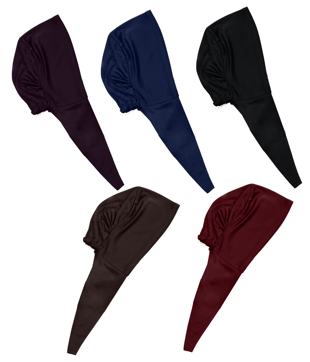 Mehar Malka T Cap – Tail Hijab Underscarf with Adjustable Back Tie | Pack of 5