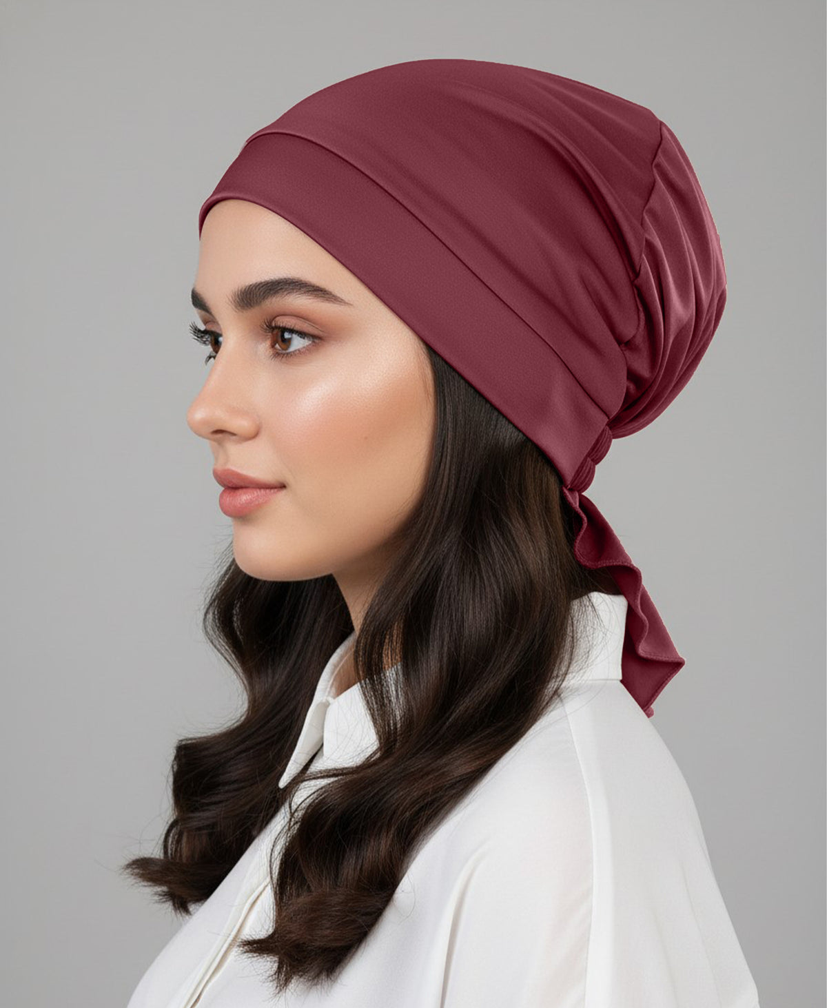 Aleena Tail Cap – Premium Hijab Undercap with Elegant Tail, Soft Stretch