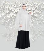 Women's Stylish Soft Rich Polyester Fabric Hanana Sleeve Hijab F Size