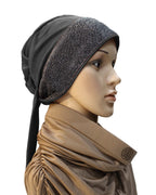 Mehar Hijab`s Women's Stylish Ponytail Headwrap Glitter Twinkle T Cap