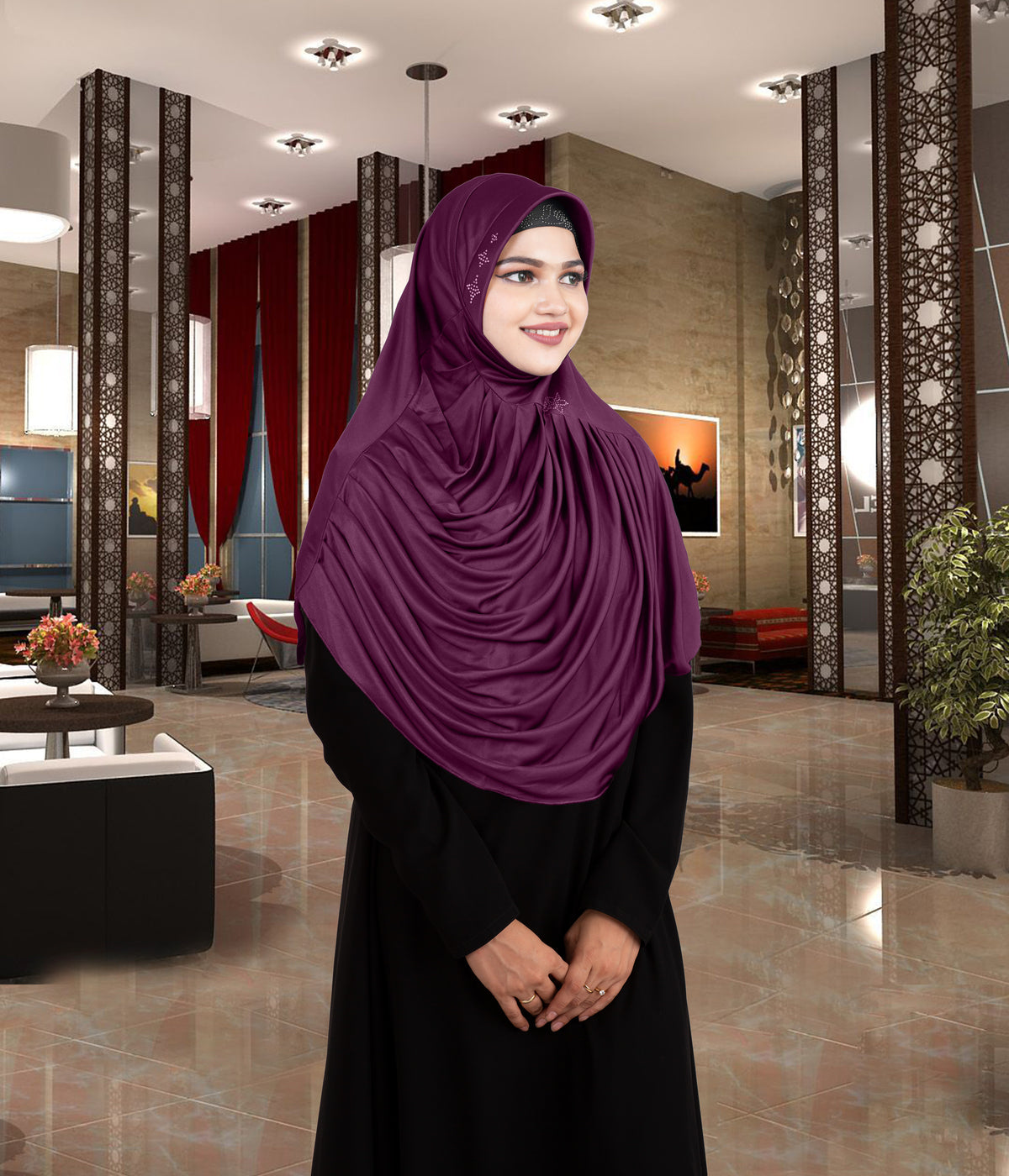Modest Women's Elegance and Comfort Redefined Fareeza Hijab