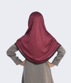 Mehar Hijabs Stylish Little Ruksan Dual Color Hijab