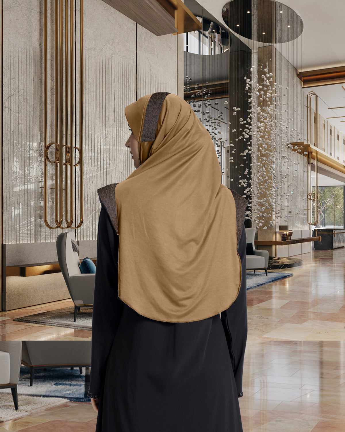 Mehar Hijab's Modest Women's Stylish Designer headwear Naaz Hijab
