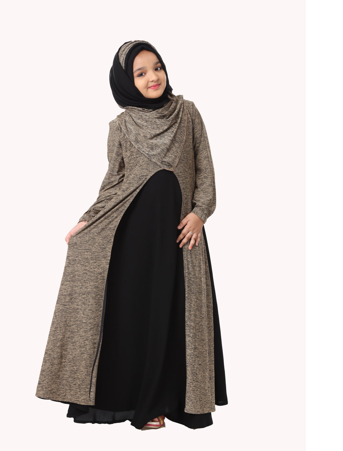 Mehar Little Girl's Zara Abaya