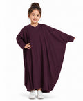 Little Mehariya Kids Lycra Abaya for Girls – Modest Batwing Sleeve Dress