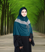 Mehar Shakira Elegant Dual-Tone Knot Hijab