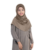 Mehar Little Nidha Hijab for Girls – Embellished with Embroidery & Stone