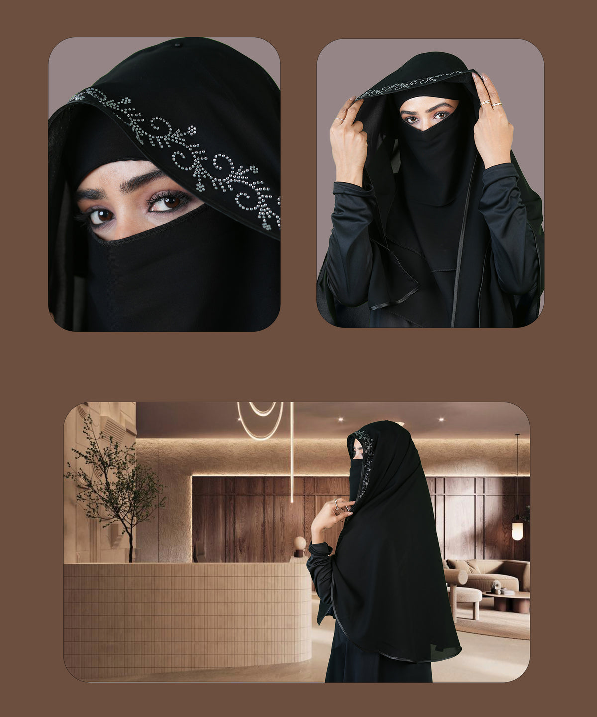 Mehar's Modest Elegance Zara Butterfly Niqab
