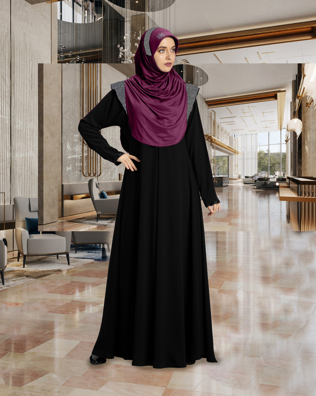 Modest Fashion Women's Soft feel good Fabric Naaz Hijab