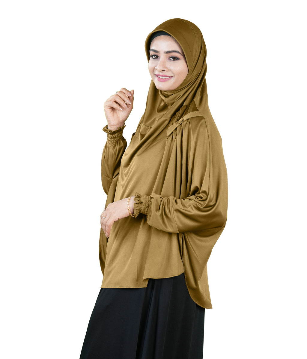 Mehar Hijabs Modest Elegant Saima Farasha type Hijab – One-Piece