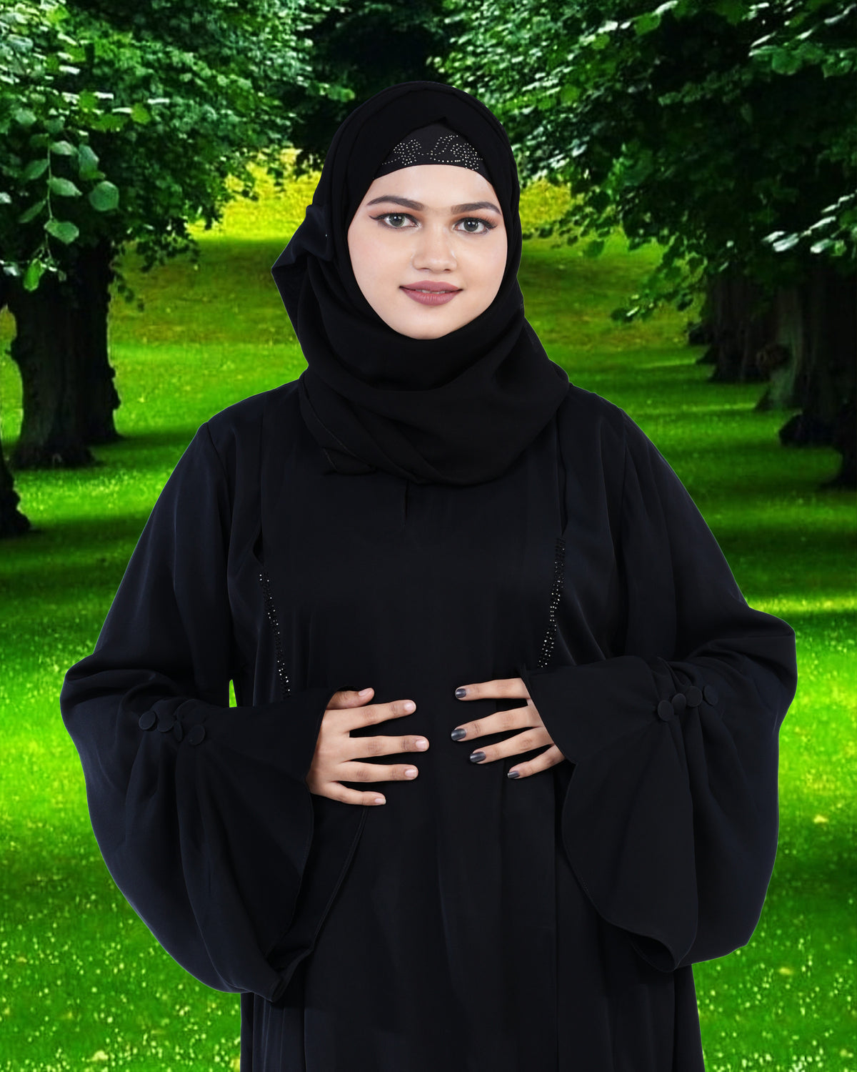 Mehar Hijab Modestly Stylish Look Classy and elegant Shareen Premium Abaya