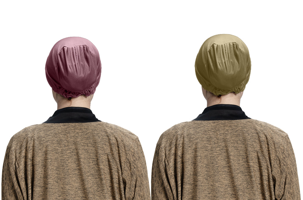 Mehar Hijab Women's Hair Bonnet SD Cap (set of 2)