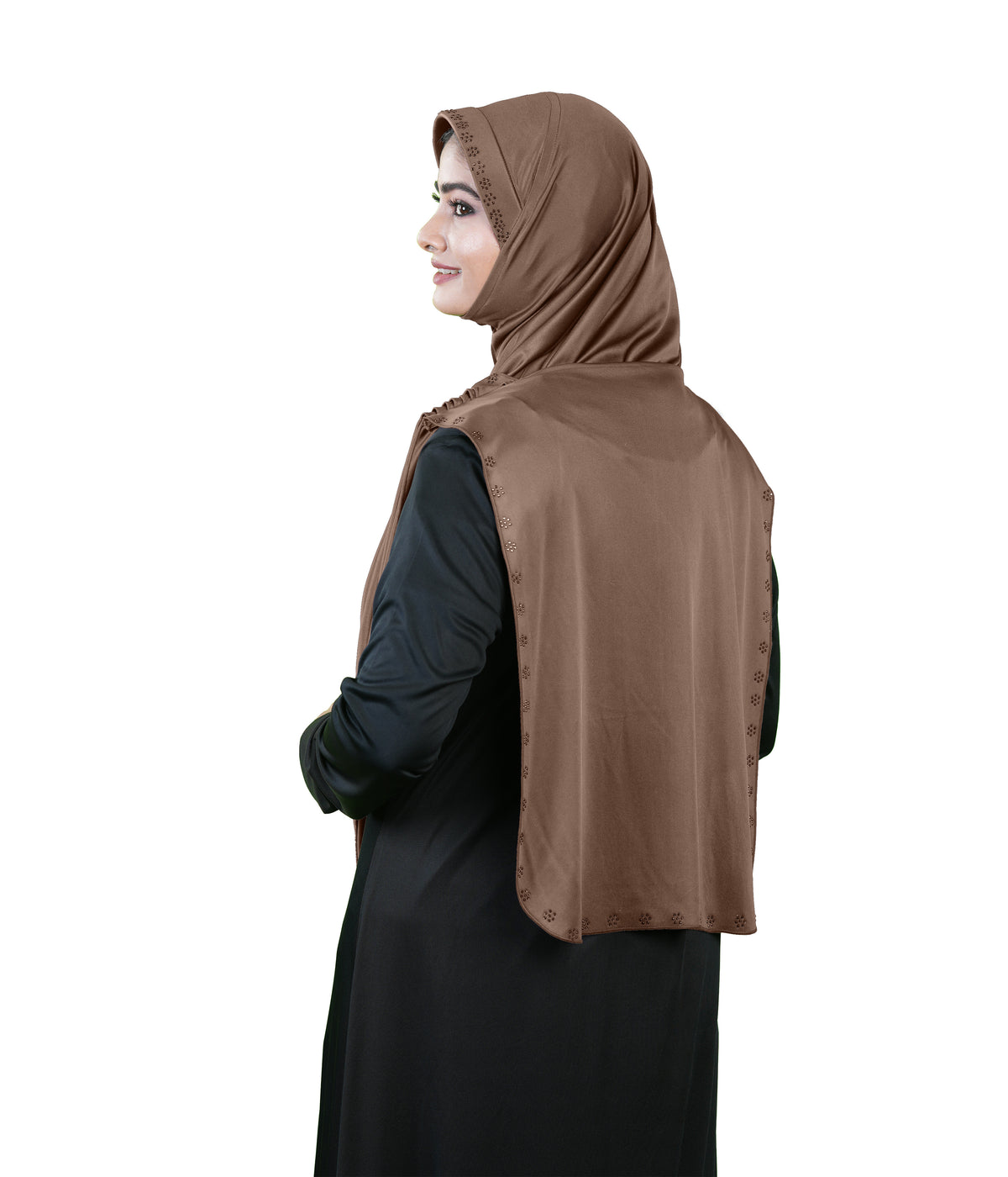 Modest Fashion by Mehar Laila Two-Piece Frilled Hijab Set
