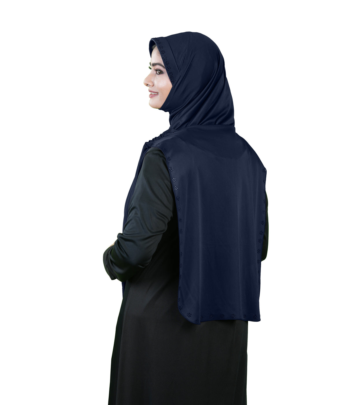 Modest Fashion by Mehar Laila Two-Piece Frilled Hijab Set