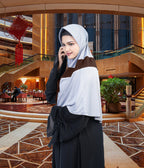 Mehar Shakira Elegant Dual-Tone Knot Hijab