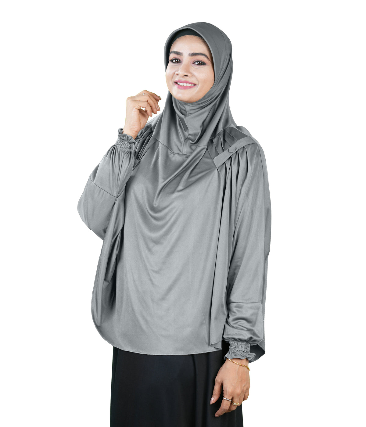 Mehar Hijabs Modest Elegant Saima Farasha type Hijab – One-Piece